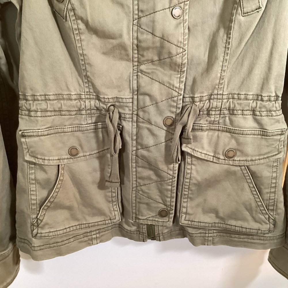 Hollister Women’s Green Lightweight Safari Jacket. Size M - Picture 4 of 8